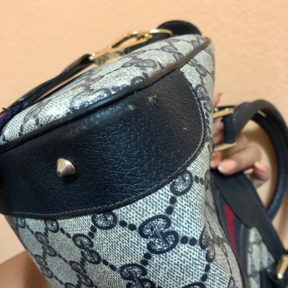 Auth. Vintage Gucci Boston bag - Picture 6 of 13